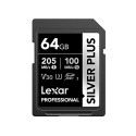 Lexar 64 GB SDXC Pro Silver Plus UHS-I V30 205 Mb/sec