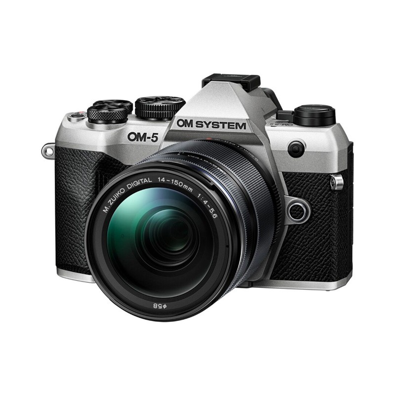 OM SYSTEM OM-5 II Silver + M.Zuiko 14-150mm F4-5.6 II