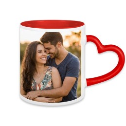 Tazza con manico a cuore...