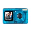 Rollei Compactline Pocket Fotocamera Digitale 48 MP 4K Transparent Blue