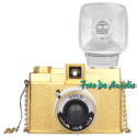 Fotocamera Lomo Diana F+ Flash Gold