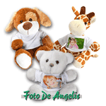peluche orso cane giraffa