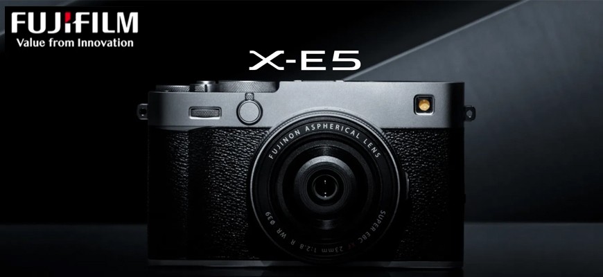 Nuove uscite  Fujifilm: presentata la  X-E5 e il nuovo obiettivo XF 23mm F2.8
