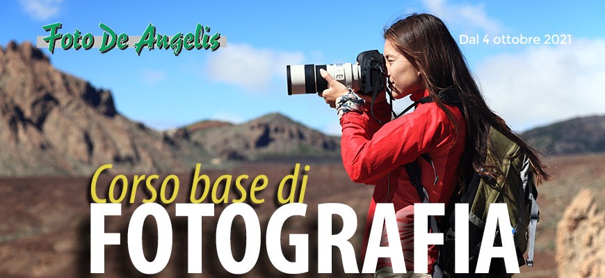 Corso Base di Fotografia dal 4 ottobre 2021