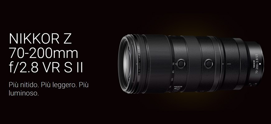 NIKKOR Z 70-200mm f/2.8 VR S II - Prestazioni Superiori, Velocità Professionale e Ingombro Ridotto
