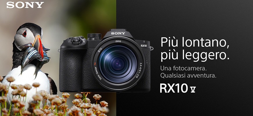 La nuova bridge Sony RX10 mark V