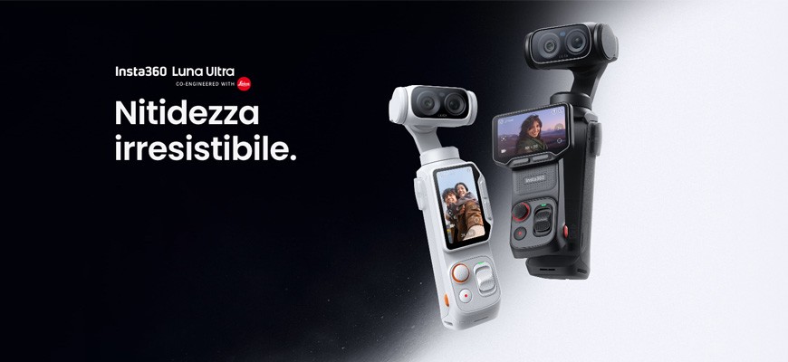 Nuova Insta360 Luna Ultra: la videocamera gimbal 8K che ridefinisce la creazione di contenuti