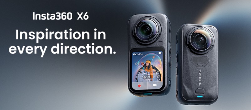 Insta360 X6: 8K 50fps e riprese a 360° senza compromessi