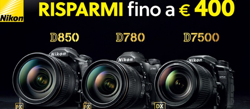 Nikon Late Summer D-Series: fino a 400 € di sconto immediato sulle reflex Nikon fino al 28 settembre 2026