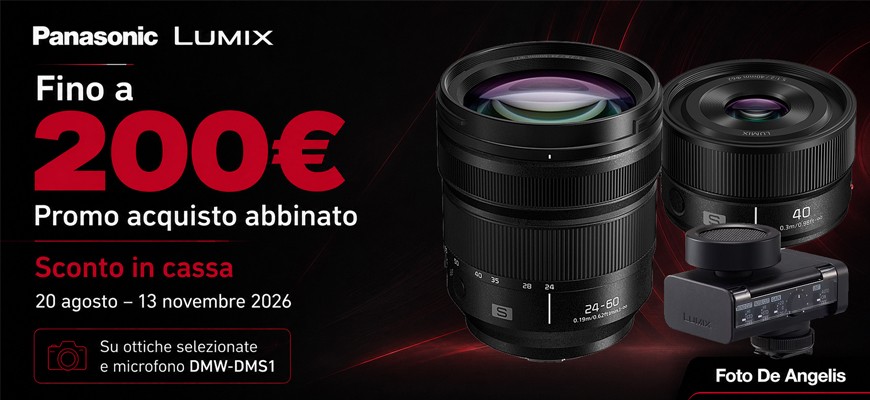 Panasonic LUMIX: acquisto combinato con sconto immediato fino a 200 €  scade il 13 novembre 2026