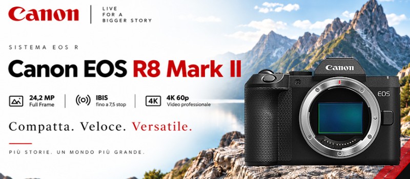 Canon EOS R8 Mark II: più veloce, più stabile, ancora più versatile