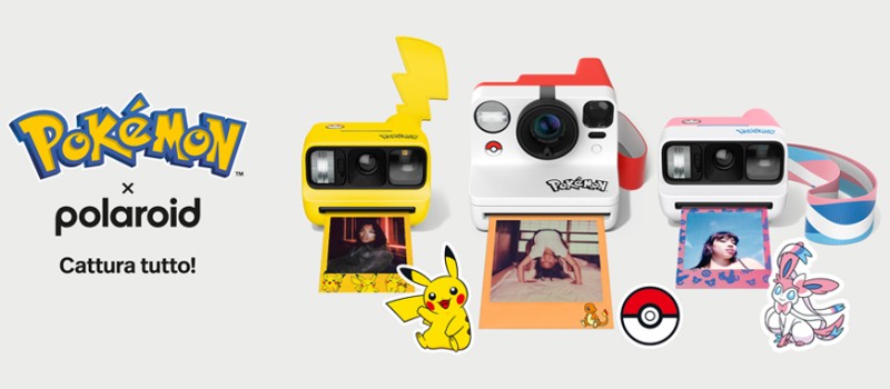 Polaroid × Pokémon: la fotografia istantanea incontra il mondo Pokémon