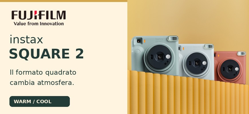 Fujifilm Instax SQUARE 2: il formato quadrato si rinnova