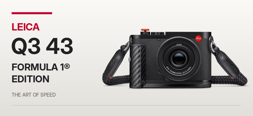 Leica Q3 43 Formula 1® Edition: la fotografia incontra il motorsport