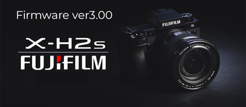 Nuovo firmware ver. 3.00 per Fujifilm X-H2s