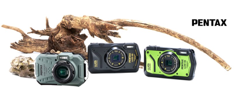 Novità fotocamere Pentax subacquee: la PENTAX WG-1000 entry-level e la PENTAX WG-8 top di gamma