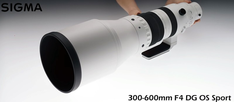 Sigma presenta il nuovo obiettivo sportivo 300-600mm F4 DG OS: prestazioni ottiche e agilità superiori per i professionisti
