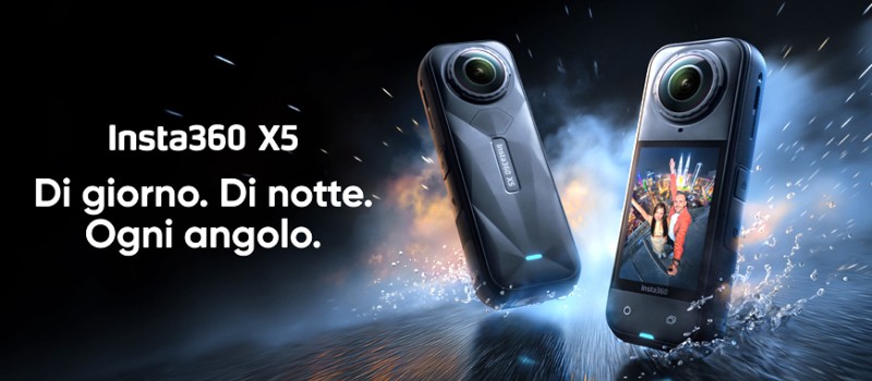 Insta360 presenta la nuova Insta360 X5: di giorno, di notte, da ogni angolazione